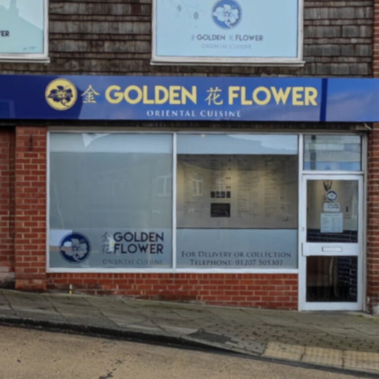 Golden Flower Takeaway Front Of House 768x768 